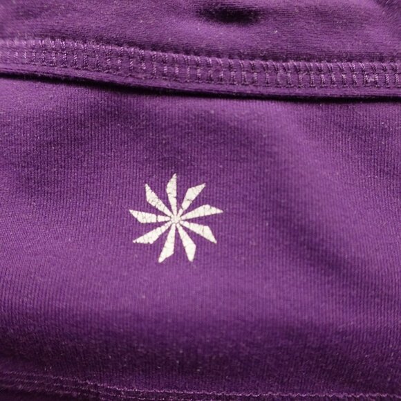 Athleta‎ Modra Halter Dress Women’s 6P Purple Built-In Bra Athleisure Bodycon - Picture 10 of 12